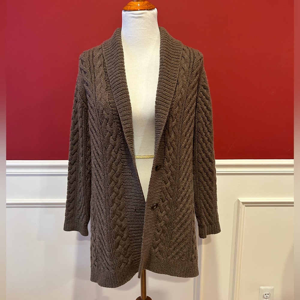 Pure cashmere cardigan, size Large